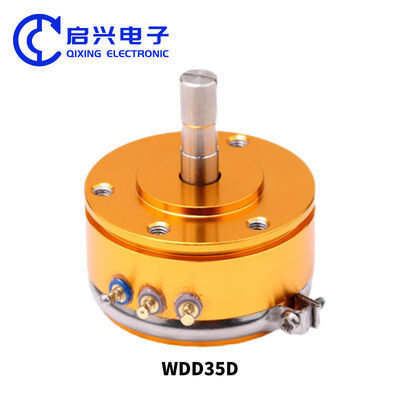 Qualität WDD35D4 1K 2K 5K Drehpotentiometer Präzisionsleitendes Kunststoffpotentiometer Fabrik