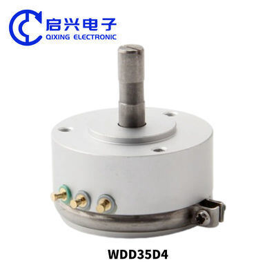Qualität WDD35D4 1K 2K 5K 10K Leitendes Kunststoffpotentiometer 19mm Kurzachs Winkel Sensor Verschiebung Fabrik