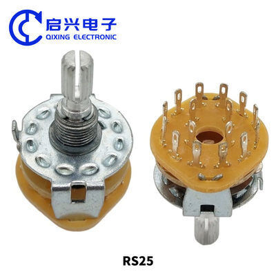 Qualität RS25 Generic Selector Band Rotationsschalter Bandschalter DC30V 0,3A Fabrik