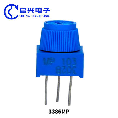 3386P-1-103 10K 1k 2k 5k 10k 20k 0.5W 1/2W PC Pins durch Loch Trimmer Potentiometer Cermet 1 Dreh-Ober-Anpassung