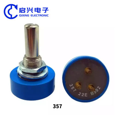 360° Schrittloser Rotationspotentiometer Leitungsplattstoffpotentiometer 357 22E B202