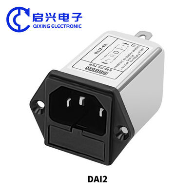 DAI2 Einphasige Wechselstromfilter EMI-Leistungsfilter IEC-Steckdose
