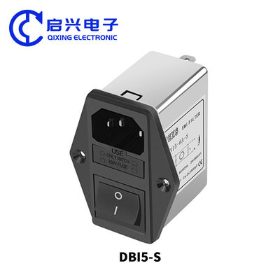 DBI5-S EMI-Filter mit doppelter Sicherung und Schalter