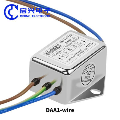 DAA1 10A Emi Filter Stromleitung EMI Geräuschfilter Hersteller Einphasige AC 110VAC-250VAC 3A 6A 10A Emi Filter 16a