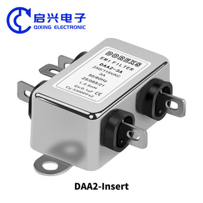 DAA2 Einfügen von EMI-Filtern mit einer einzigen Phase 220V 3A 6A 10A 50/60Hz