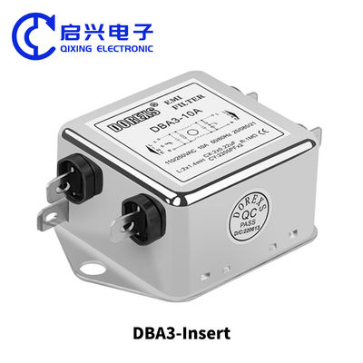 DBA3 Einfügen von EMI-Filter 220V 1A 3A 6A Einphasen-Universalserien-Leistungsfilter