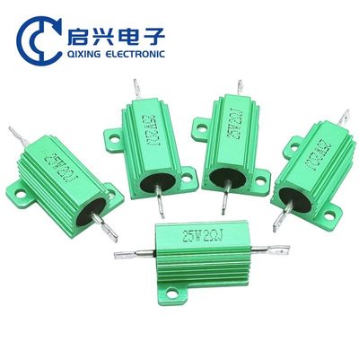 High Power Wirewound-Widerstand 25w Grüner Metall-Aluminium-Hüllen-Widerstand