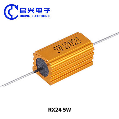 Wirewound-Widerstand 5W 100ohm mit Gold-Aluminium-Schale