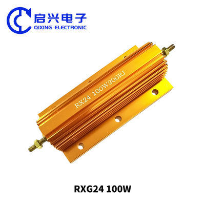 RX24 RXG24 Drahtwundenwiderstand 100W 200RJ mit Gold-Aluminium-Schal