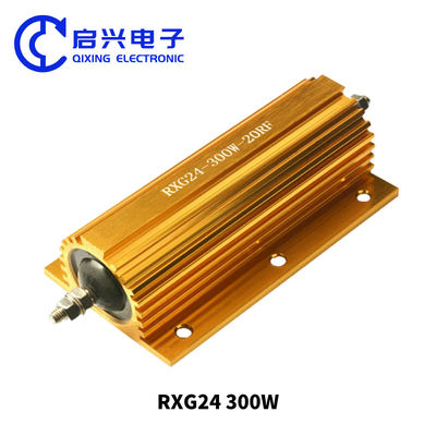RX24 Hochleistungs-Wirewound-Widerstand RXG24 300w 20 Ohm Gold Aluminium Gehäuse Wärmedissipationswiderstand