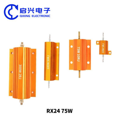 Hochleistungs Wirewund Widerstand 250W mit Gold Aluminium Shell