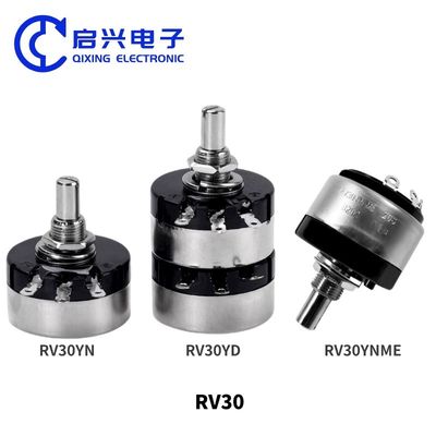 Ein-Spule-Kohlenstofffilmpotentiometer mit Schalter RV30YN20S