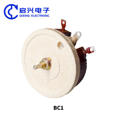 BC1 Hochleistungsschleifende Rheostat Porzellanscheibe Verstellbarer Widerstand 25W 50W 100W 500W Watt 10R 100R 1K