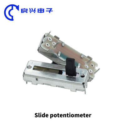 Taidacent 75mm Mixer Fader Potentiometer B10K Wellenlänge 15MM Geradschiebe-Doppelkanalpotentiometer