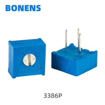 3386 3386P Einzelturnschnittpotentiometer 0,5 W 10% 1K 2K 5K 10K 20K 50K 100K 3386 Variabler Widerstand