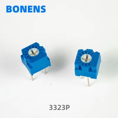 3323P Einzeldreh-Metallglasglas Trimmer Potentiometer 1K2K 5k 10k 20k 50K 100K Präzisionsverstellbarer Widerstand
