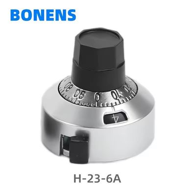 H-23-6A Multi-Turn 0-14 15 Drehungen Lautstärkeregler Digitaler Wählknopf 3590S 534 Potentiometer Aluminiumknopf 6.4mm