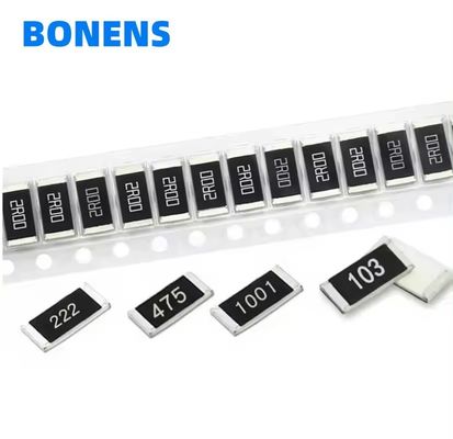 Der Widerstand für Dickplattenchips SMD 0201 0402 0603 0805 1206 1210 2512 1812 2010 2512 0R-1R-10M 1% 5% SMD Widerstand