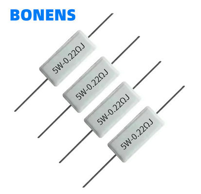 SQP Hochleistungs-Zement-Keramikwiderstand 0,22 Ohm 5 Watt Widerstand 0,2R 0,22R 0,24R 0,25R 0,27R 0,3R