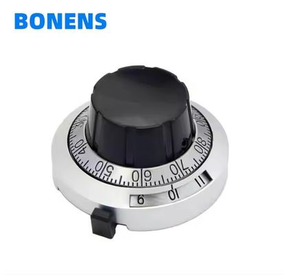 Werbung 46MM B2 Präzisionspotentiometer Knopf Zifferblatt Knopf verstellbarer Widerstand Mehrdrehknopf 3590S