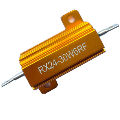 RX24 30W Gold Aluminium Gehäuse Wirewound Leistungswiderstand Leistungswiderstand dynamischer Bremswiderstand