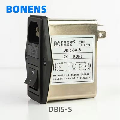 DBI5-S EMI-Filter mit doppelter Sicherung und Schalter für Großkauf und geringe Mindestbestellung
