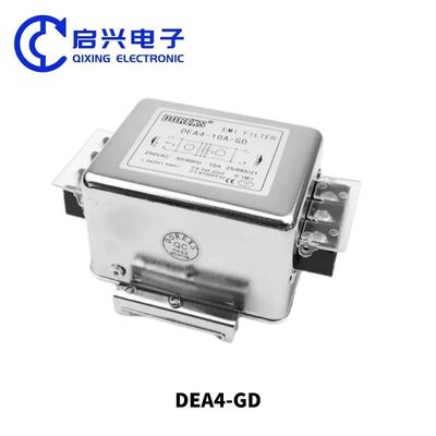 DEA4-GD Hochleistungsbahnanlage 3A 6A 10A 20A 230V Wechselstrom-EMI-Filter Einphase