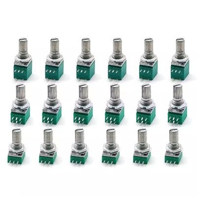 RK097N 15mm Griff 3 5 6 Pin Audio-Welle Versiegelte Potentiometer für die Audio-Verstärker Einstellung