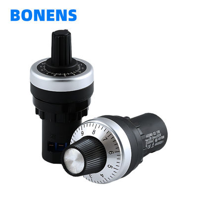 BONENS 22mm Wechselrichter Drehzahlregelung LA42DWQ-22 1K 2K 5K 10K Potentiometer Frequenzwandler Präzisionsregler