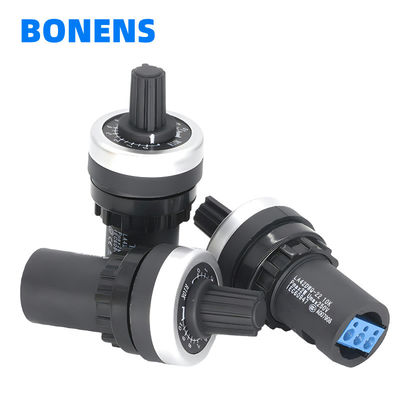 BONENS 22mm Wechselrichter Drehzahlregelung LA42DWQ-22 1K 2K 5K 10K Potentiometer Frequenzwandler Präzisionsregler