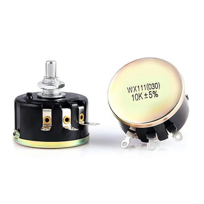 WX111 4K7 Einzeldrehdraht Wunde Potentiometer Einstellbarer Widerstand 1W Potentiometer