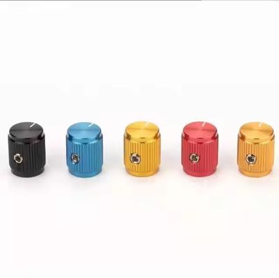Gitarrenknopf aus Massivaluminiumlegierung Volumenverstärker Potentiometerknopf 6 mm 6,35 mm
