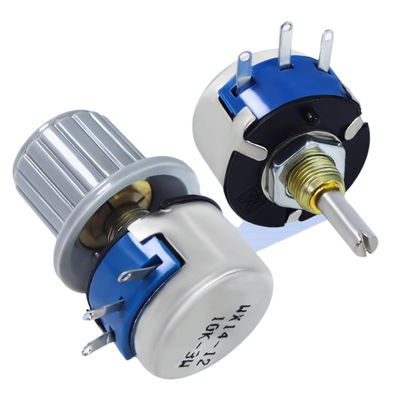 Einfach drehbarer Wellenpotentiometer verstellbarer Widerstand wx14-12 3w 2k21k 2k2 3k3 4k7 20k 10k 22k 100r 470r