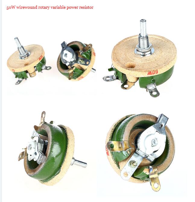 Hochleistungs-Wirewound-Potentiometer rotierende Rheostat-Disk Keramikvariabler Widerstand 25W 50W BC1-50W BC1 2