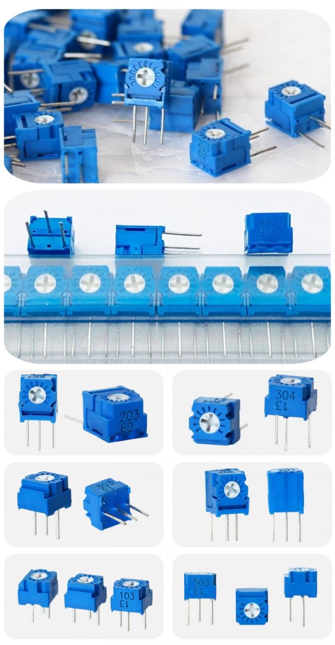 3323-Serie Einfachdreh-Metallglasglas Trimmer Potentiometer 3323s 2
