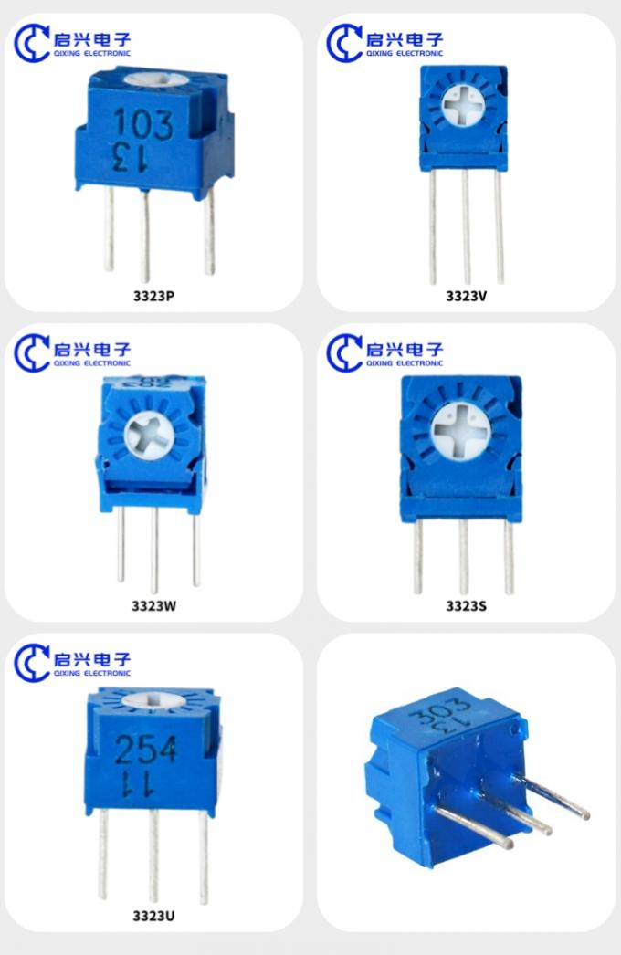 3323-Serie Einfachdreh-Metallglasglas Trimmer Potentiometer 3323s 1