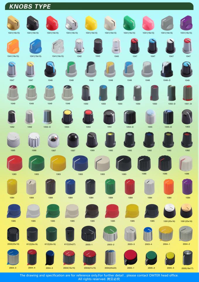 AG1 D-Welle 15X16mm Kunststoffpotentiometerkn&ouml;pfe Verschiedene Arten elektronisches Zubeh&ouml;r 13