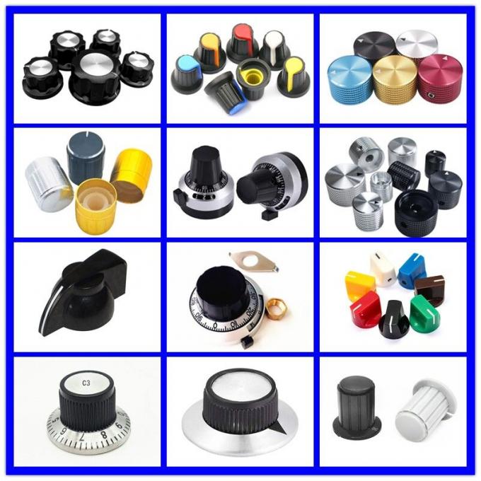 Audioverst&auml;rker Tonknopf Gold Silber Aluminium Marshall Knopf 5