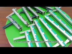 Schub-Zug-Rechtschleifpotentiometer des Mischers