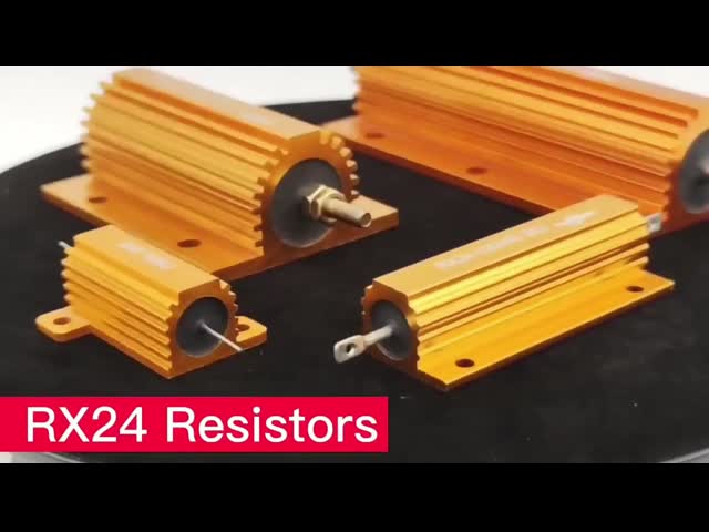 RX24 150w 6RJ Gold Aluminium Gehäuse Wirewound Widerstände für Automotive LED-Leuchten