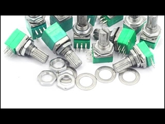 RK097NS Einfach-F-Welle Rotationspotentiometer Schalter B10K B20K B50K B100K