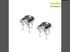 W208-Serie Verstellbarer Widerstand Einzelspirale Glasverglasung Keramikpotentiometer 0,5w