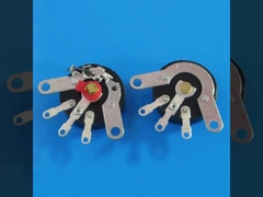 RV12 12mm Linear Carbon Film Dreh-Daumenrad-Potentiometer mit Schalter