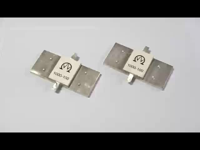 1000W 0,1 Ohm Keramikkomposition Hochleistungs-HF-Flanzwiderstand